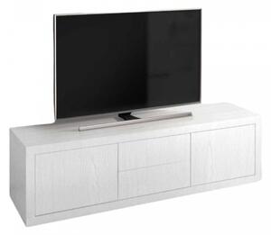 MOBILI 2G - PORTA TV ROVERE LACCATO BIANCO 170X45