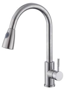 Rubinetto da cucina estraibile con acqua calda e fredda