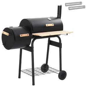 Griglia da Esterno 103 x 60 x 113 cm Acciaio Nero