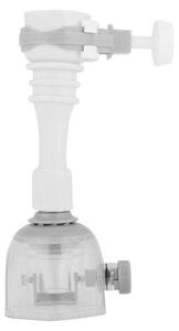 Rubinetti chiusi - Rotazione - Regolabile - Risparmio idrico - 13 cm - Grigio - Rubinetto da cucina