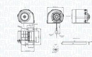 Ventilatore elettrico del riscaldamento SPRINTER 3.5-t (906)