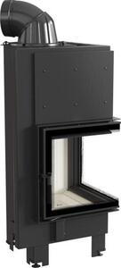 Inserto camino intelligente in acciaio KRATKI MBN destro 8 kW Ø 200 MSK GLASS