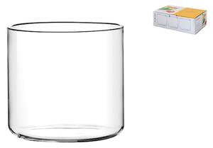 Confezione 6 bicchieri vino Fusion in vetro borosilicato trasparente cl 30