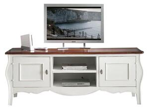 MOBILI 2G - PORTA TV IN LEGNO SHABBY CHIC BICOLORE L.160 P.50 H.61
