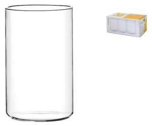 Confezione 6 bicchieri bibita Fusion in vetro borosilicato trasparente cl 55