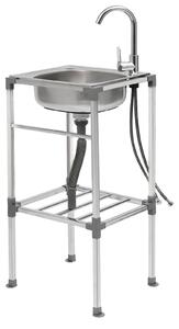 Lavabo multifunzionale con ripiano integrato