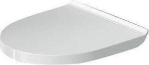 Siège de WC Duravit No.1 Compact, 369x433mm, amovible, blanc brillant, avec dispositif d'abaissement automatique, 0026190000, 0026190000