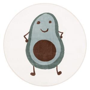 Tappeto per bambini color menta/avorio ø100 cm Avocado Mint – FD