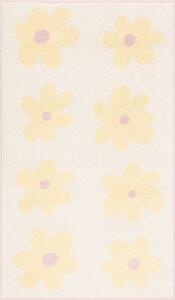 Tappeto per bambini giallo e avorio 120x170 cm Dazzy Vanilla – FD