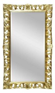 MOBILI 2G - Specchiera in foglia oro rettangolare Misure: 145 x 85 x 6