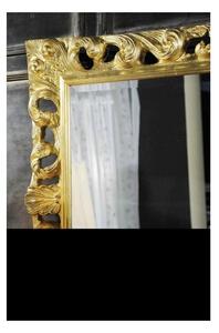 MOBILI 2G - Specchiera in foglia oro rettangolare Misure: 145 x 85 x 6