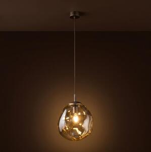 Brilagi - Lampada a sospensione con cavo VULCANO 1xE27/15W/230V bronzo/beige fumé