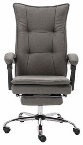 Sedia da ufficio in tessuto grigio, 20369 HangarStore.cz