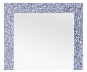 MOBILI2G - Specchiera glitter argento rettangolare- Misure: l.90 x h.148 x p.3