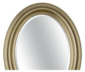 MOBILI2G - Specchiera in foglia oro ovale- Misure: l.68 x h.88 x p.5