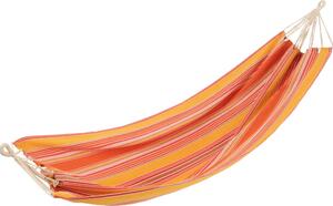 J-Line amaca a righe cotone/poliestere arancio+mix