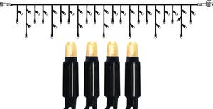 Sistema 24 'Catena luminosa a ghiacciolo LED 3m' bianco caldo, IP44