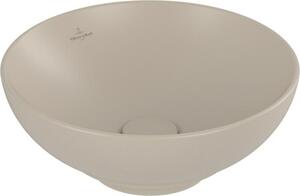 Vasque à poser Villeroy & Boch Loop & Friends, 380x380x120mm, avec trop-plein, sans trou pour robinetterie, 4A4500AM, 4A4500AM