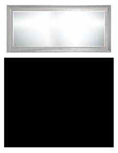 MOBILI2G - Specchiera foglia argento brillante rettangolare l.71 x h.91 x p.7