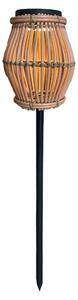 SILVINA faro solare naturale a LED con telecomando H 70cm
