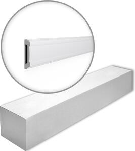 NMC WL5-box WALLSTYL Noel Marquet 1 cartone con 19 strisce decorative Rivestimento murale stile moderno colore bianco | 38 m