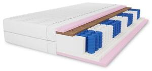 SELSEY materasso a molle insacchettate 80x200x26 H3/H4 - medio-rigido, duro, con materasso in cocco, lattice, 7 zone, anallergico, confortevole, rivestimento ondulato