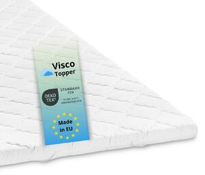 Topper ergonomico in visco-schiuma, 90 x 200 cm, per tutti i materassi, Bodyprotect