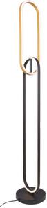 Zuma Line F241145502 - Lampada da terra LED RAVON 2xLED/36W/230V nera/dorata