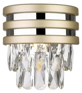 Zuma Line W0525-01A-V6B5 - Applique NAICA 1xG9/42W/230V oro/cromo lucido