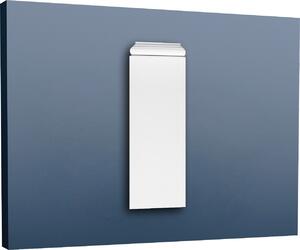 Orac Decor K202 Luxxus Stucco Pilastro Elemento decorativo in schiuma rigida leggera e stabile Bianco | 54 Cm