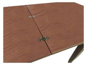 MOBILI 2G - Set tavolo 80X80 legno allungabile quadrato +4 sedie legno seduta legno