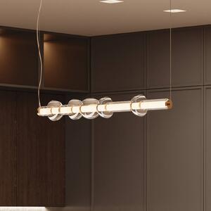 Maytoni Cosmo Lampada LED a sospensione, ottone, lunghezza 98 cm, vetro