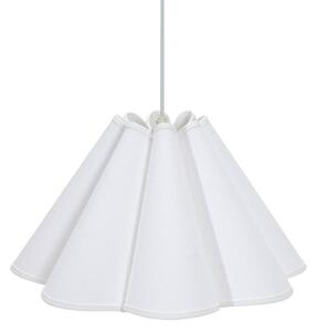 PR Home Lampada a sospensione Classic, cotone, bianco, Ø 21 cm