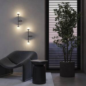 Maytoni Applique a LED Touch, nero, altezza 48 cm, dimmerabile