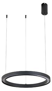 HOROZ GRANDE-36 Lampada a sospensione LED 36W 2100lm 4000K IP20 nero - Plafoniera moderna rotonda