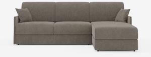 Evans Divano letto angolare con penisola contenitore - design compatto