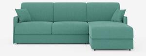 Evans Divano letto angolare con penisola contenitore - design compatto