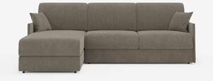 Evans Divano letto angolare con penisola contenitore - design compatto
