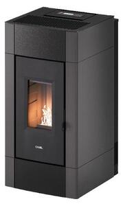 Cadel Stufa a Pellet Canalizzata 8,5 kW Capacit Serbatoio 17 Kg Volume Riscaldabile 238 m3 colore Metallo Antracite - 7026060 CRISTAL PLUS 8