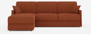Evans Divano letto angolare con penisola contenitore - design compatto