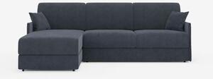 Evans Divano letto angolare con penisola contenitore - design compatto