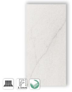 SLIMTECH CRYSTAL WHITE DREAMING 49x98 - PIASTRELLA GRES SOTTILE 3 MM EFFETTO MARMO BIANCO