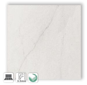 SLIMTECH CRYSTAL WHITE DRAMING 98x98 - PIASTRELLA GRES SOTTILE 3 MM EFFETTO MARMO BIANCO