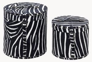 Set di 2 scatole Wild Animal Zebra