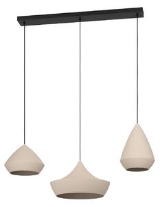 Lampada a sospensione Stars of Light, Torremolino, dimmerabile, Beige, Soggiorno, Metallo