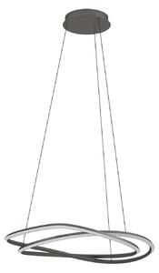 Lampada a sospensione Stars of Light, Guntin, dimmerabile, Grigio, Soggiorno, Metallo, Moderno