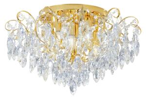 Plafoniera Stars of Light, Fenoullet, dimmerabile, Dorato / Ottone, Soggiorno, Vetro