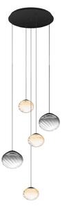 Lampada a sospensione Stars of Light, Pantoja, dimmerabile, Beige, Soggiorno, Vetro, Moderno