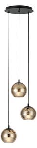 Lampada a sospensione Stars of Light, Lemorieta, dimmerabile, Dorato / Ottone, Soggiorno, Vetro, Moderno