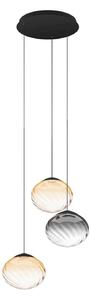 Lampada a sospensione Stars of Light, Pantoja, dimmerabile, Beige, Soggiorno, Vetro, Moderno
